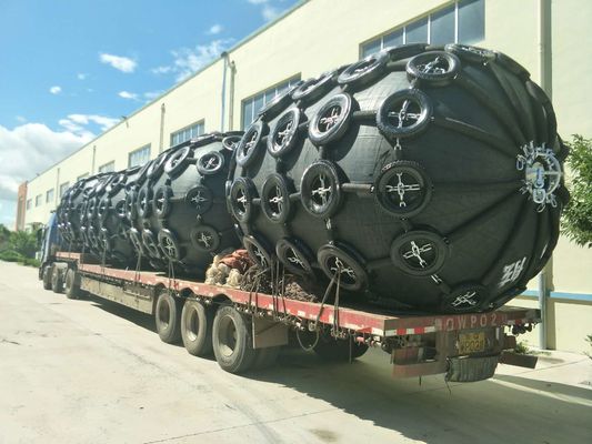 Надувный морской пневматический резиновый фендер 2м х 3,5м