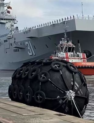 Пневматический морской фендер с аксессуарами